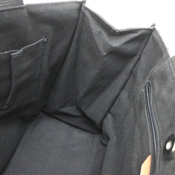 BURBERRY Logo Nova Check Hand Tote Bag Canvas Leather Beige Black 05KA814 - Picture 10 of 16